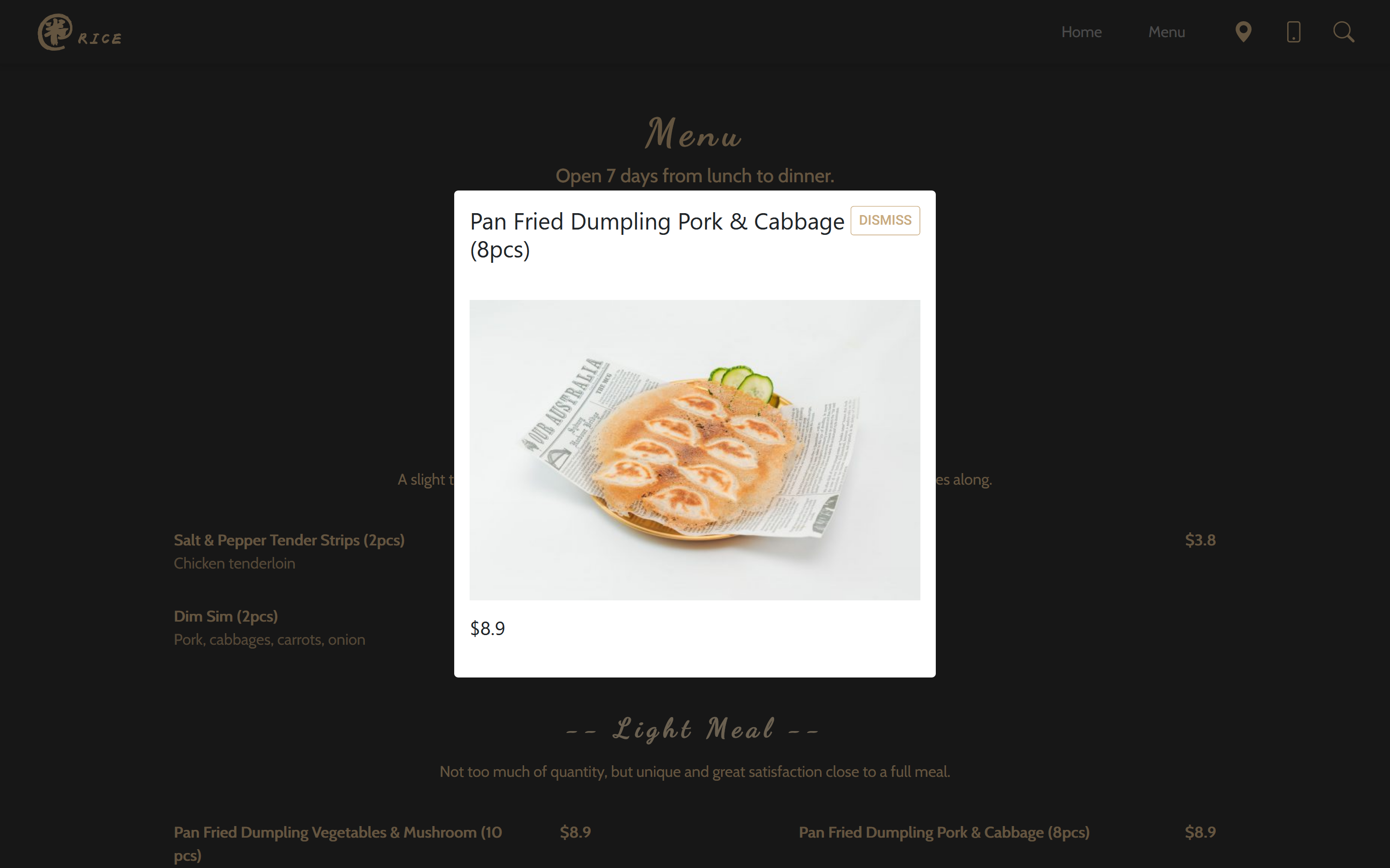 Atrice desktop dish