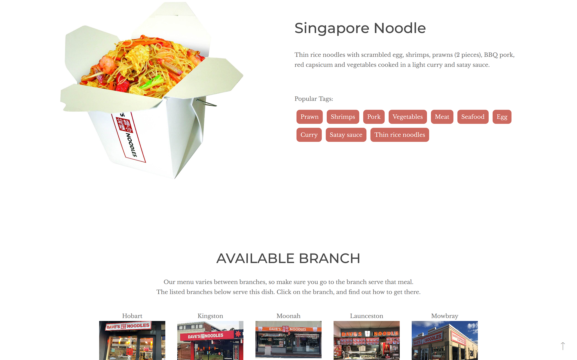 Daves noodles desktop food details