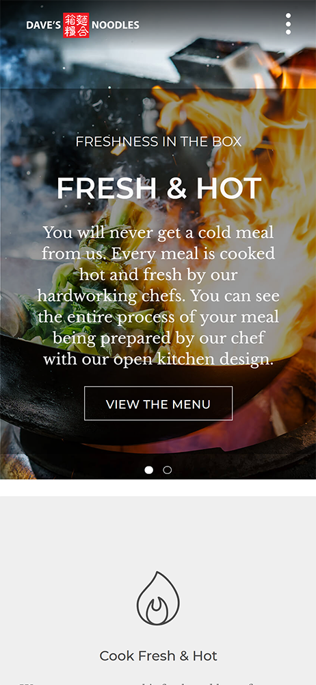 Daves noodles mobile home