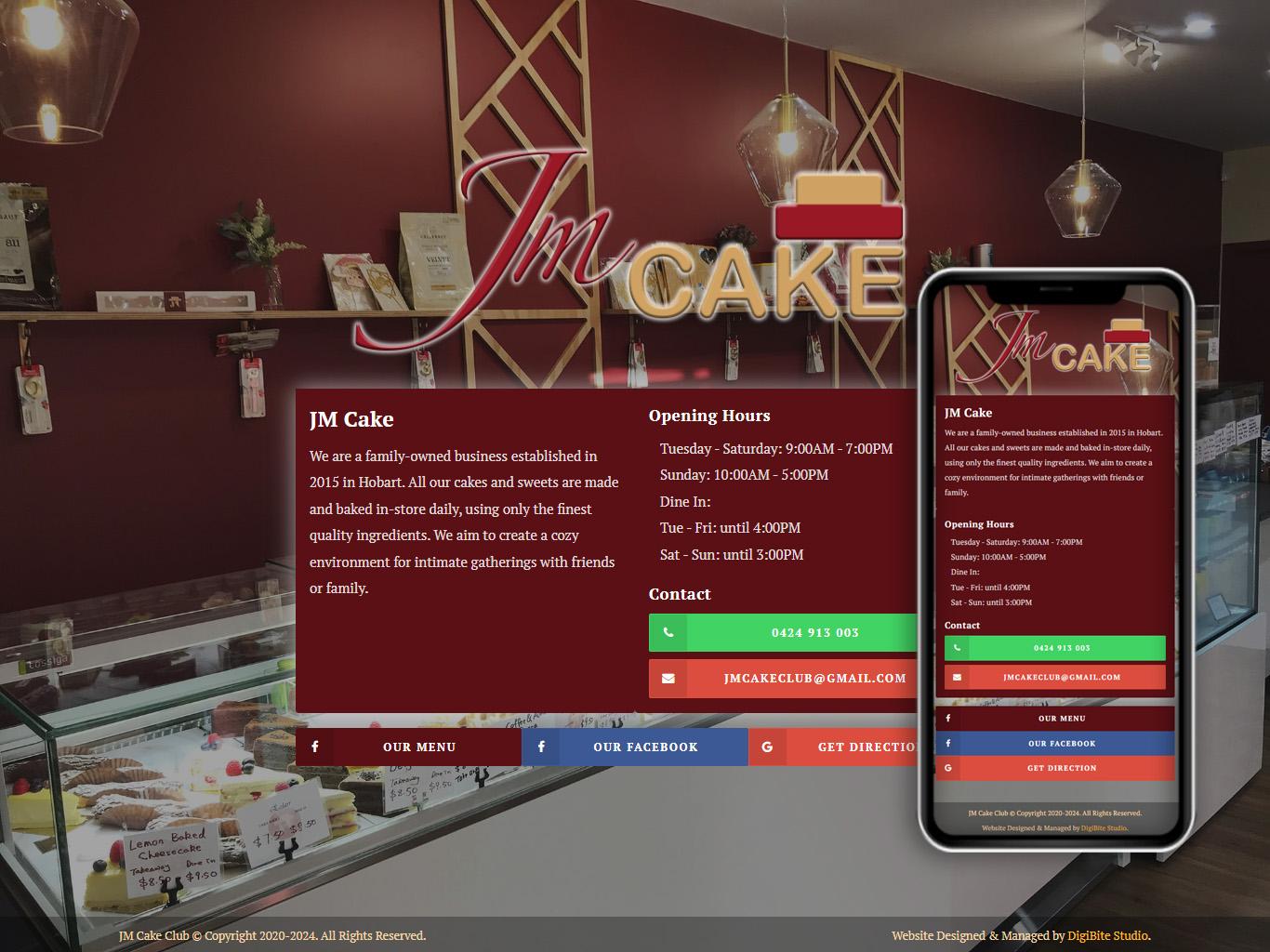 Jmcake website