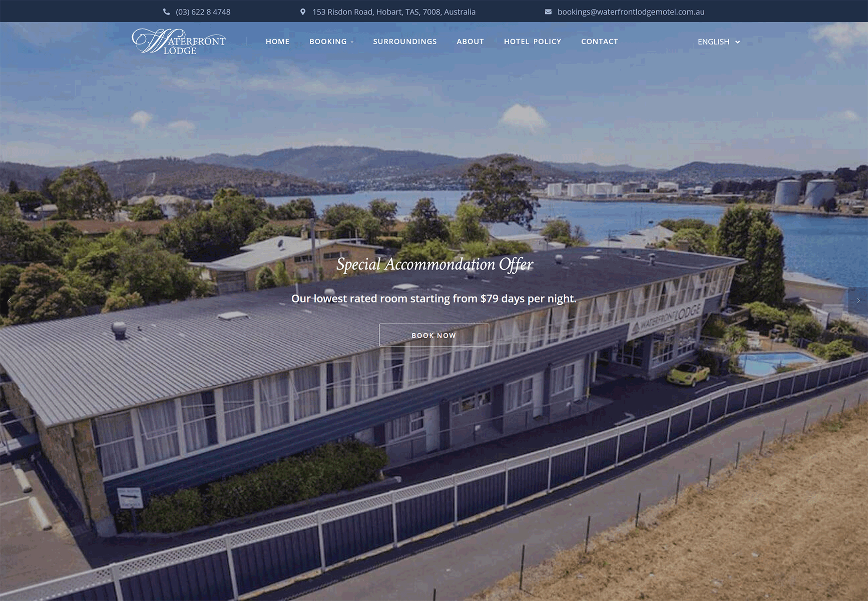 Waterfront desktop home