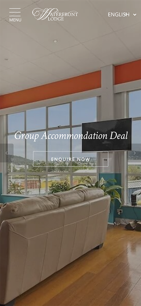 Waterfront mobile home