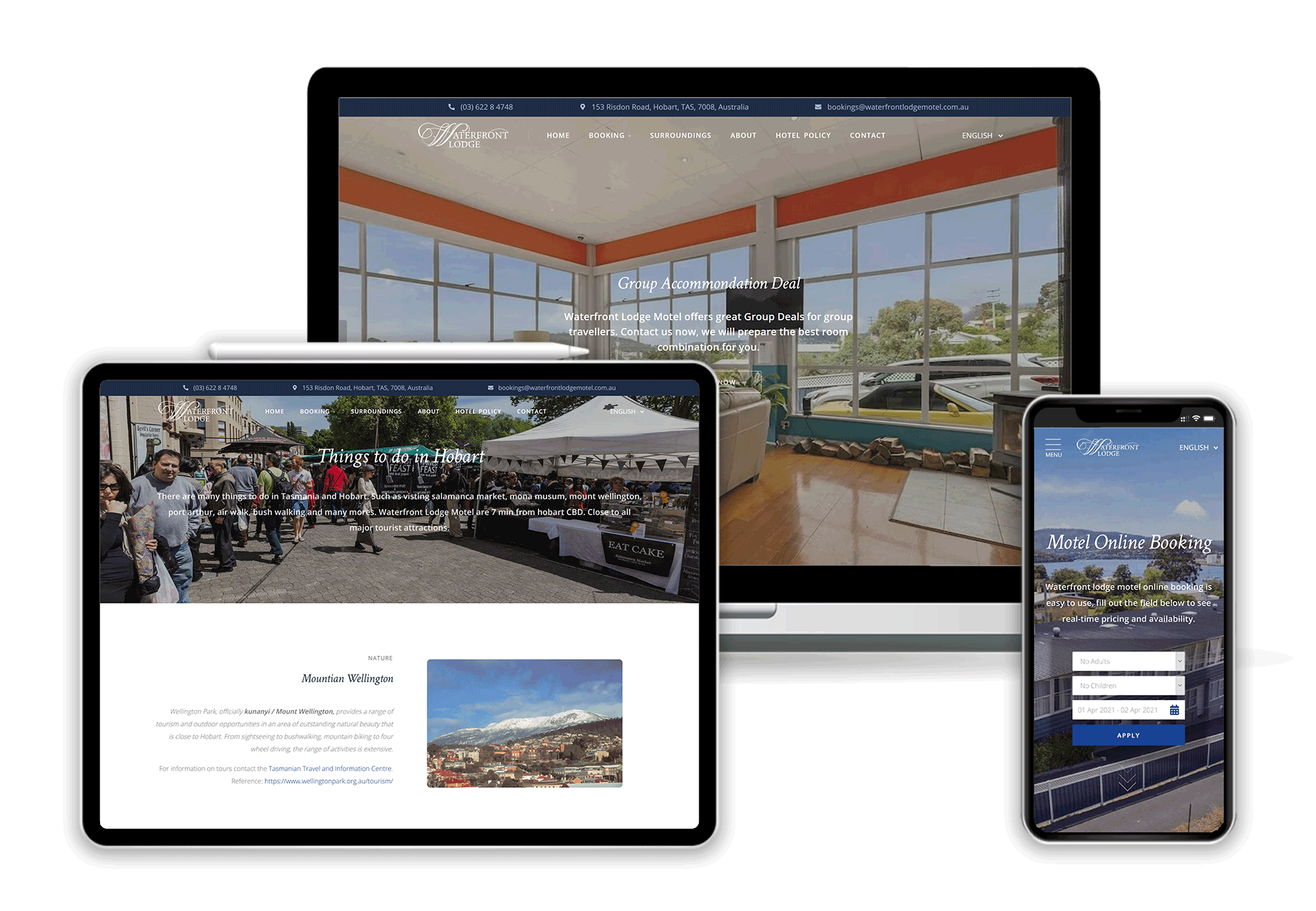 Waterfront responsive