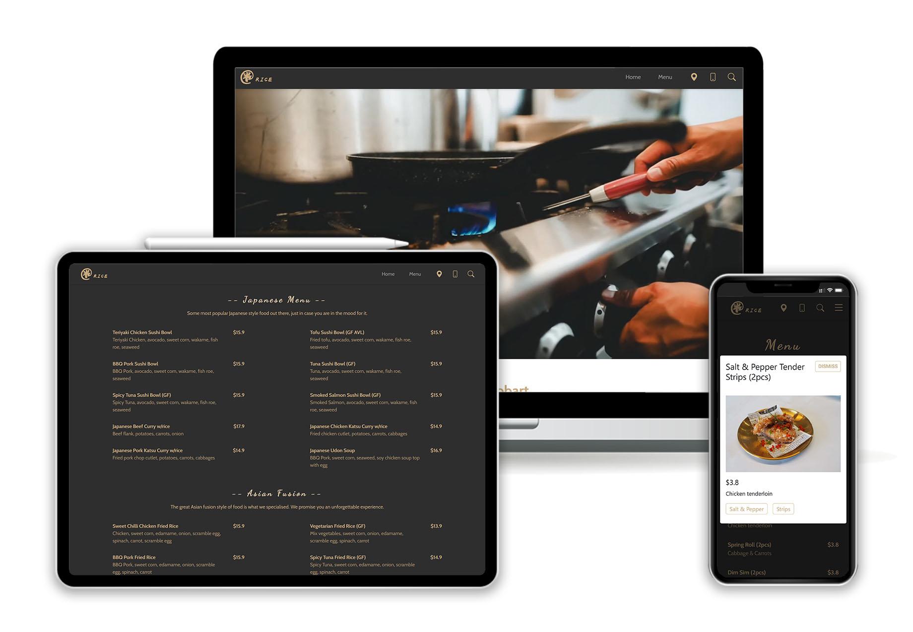 Atrice web responsive